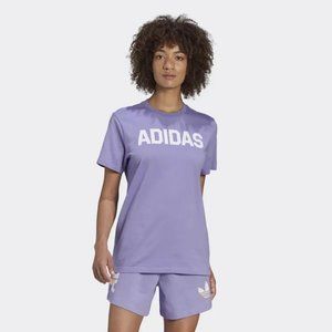 New Adidas Streetball Tee - Loose T shirt Purple HE2211 Women's Size S